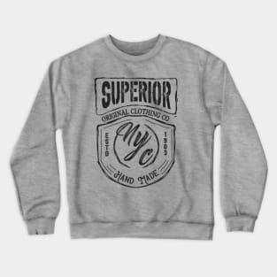 Superior nyc varsity typography Crewneck Sweatshirt